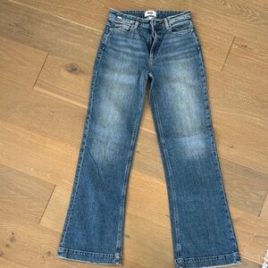 PAIGE Flare & Wide Leg Blue Jeans